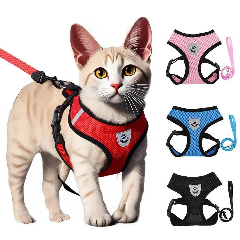 PAWS AND CARE PET SECURE AND COMFORTABLE HARNESS